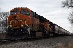 Westbound grain train